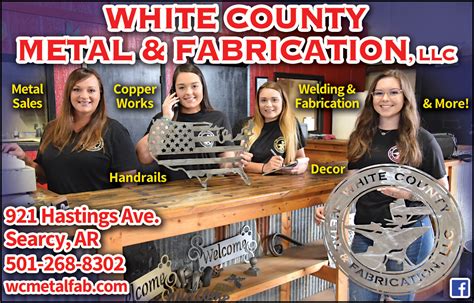 white county metal & fabrication llc|white county metal searcy.